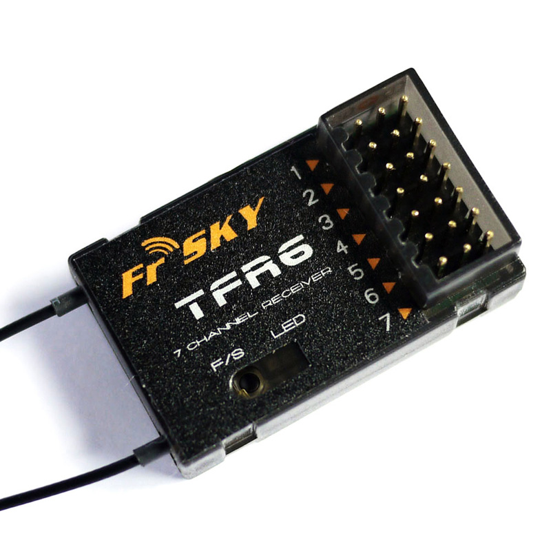 FrSky 睿思凯 兼容2.4G Futaba FASST 7通接收机 TFR6 TFR6-A推荐 - 图2