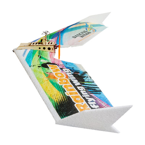 DWhobby电动遥控飞行固定翼彩虹飞翼三角翼800mm泡沫EPP耐摔飞机 - 图0