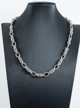 朋克嘻哈潮流钛钢霸气手工项链男女外贸简约时尚高级感配饰