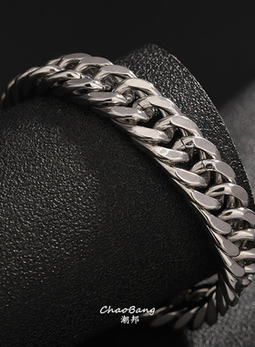欧美加密手链男钛钢不掉色百搭配饰女高级感简约中性潮流简约饰品