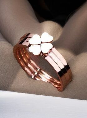 日韩心形爱心三件套可拆分组合戒指  潮人网红食指戒尾戒女士饰品