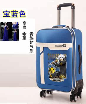 Anime One Piece Luffy Zoro ນັກຮຽນຊາຍແລະຍິງເດີນທາງ trolley suitcase password boarding hand drag box