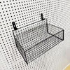 Perforated board accessories mesh basket metal long hole round hole universal storage shelf shelf storage hook basket DIY IKEA