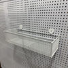 Metal hole board universal accessories single hook mesh basket storage rack hook IKEA round hole desktop storage bracket diy