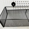 Perforated board accessories metal mesh basket storage rack entry wall