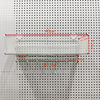 Perforated board accessories mesh basket metal long hole round hole universal