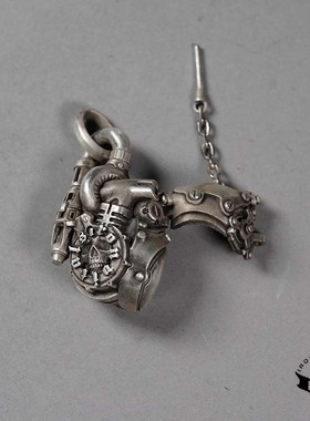 铁心银饰手工原创设计925纯银