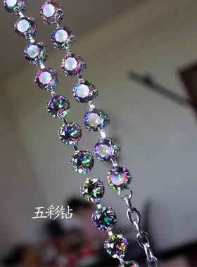 011女水钻光面挂钩百搭