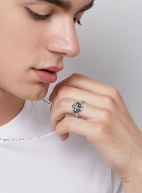 创意设计超酷时尚男款钛钢戒指