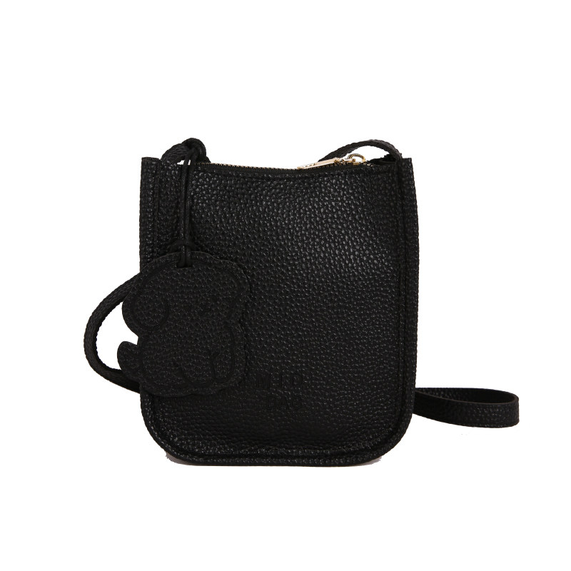 2025年新款流行韩版简约荔枝纹水桶包包女时尚通勤高级感纯色单肩,淘宝优惠券,粉丝福利购,淘宝优惠卷