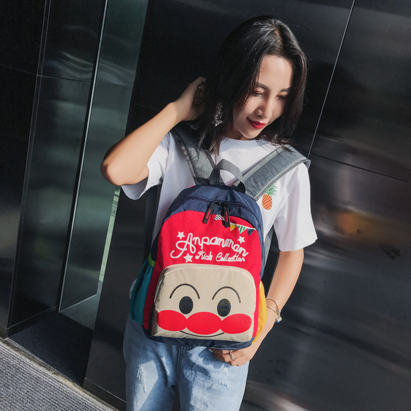 韩版超人亲子双肩包男女宝宝可爱卡通幼儿园书包成人帆布休闲背包,淘宝优惠券,粉丝福利购,淘宝优惠卷