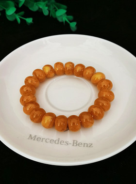 天然琥珀蜜蜡手串男女款