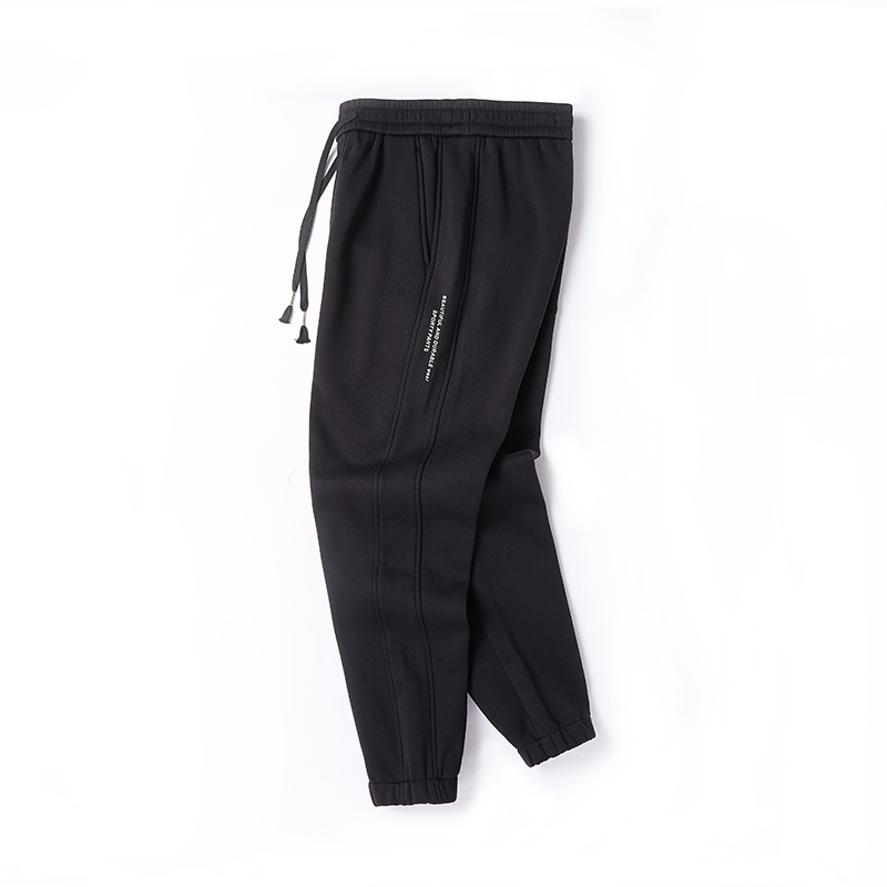 【烈儿专享】红豆针织宽松束脚裤卫裤 红豆卫裤