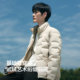 Red bean stand collar down jacket for men, thick, soft and warm