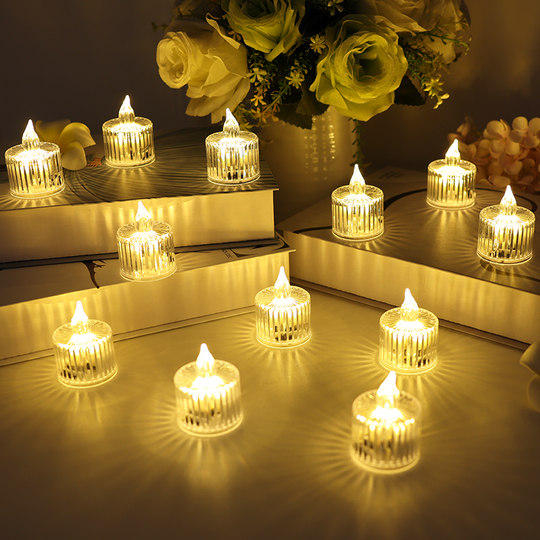 Mini Electronic Candle Night Light Birthday Camping Proposal