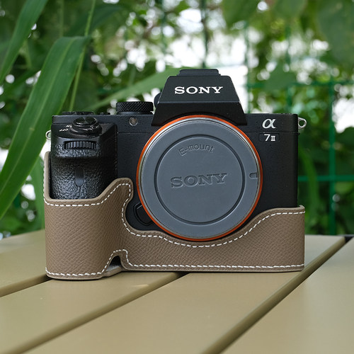 适合于索尼A7II保护套 A7RII A7R3相机包 A7M2 A7M3皮套底座 - 图1