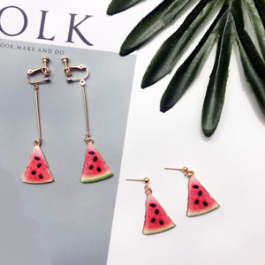 夏日西瓜小清新耳钉
