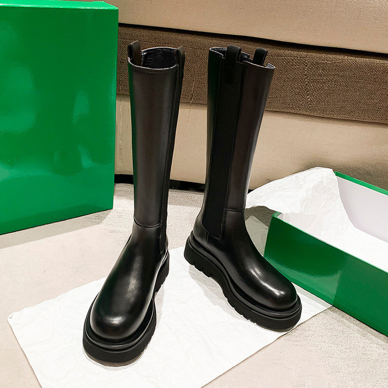 欧洲站简约时尚小个子内增高弹力高筒修脚骑士靴女厚底不过膝长靴,淘宝优惠券,粉丝福利购,淘宝优惠卷