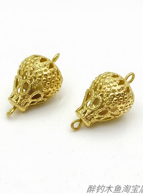 暗黑朋克复古镂空葫芦吊坠