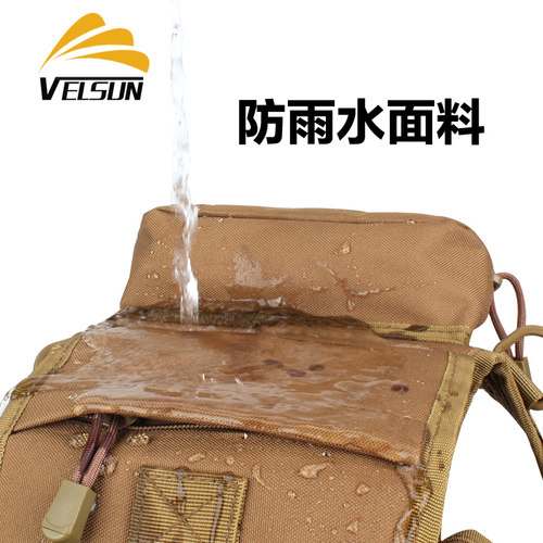 户外多功能腿包男摩托车骑行腰挂包机车运动绑腿包防雨水腰腿包 - 图2