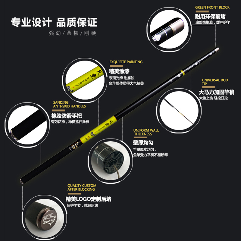 劲松品牌溪流短节便携轻碳素28调三定位超轻硬儿童钓鱼杆手竿套装 - 图1