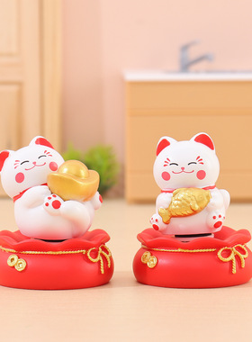热卖招财猫摆件盲盒创意好寓意家居玄关桌面摆件收银台装饰品批发