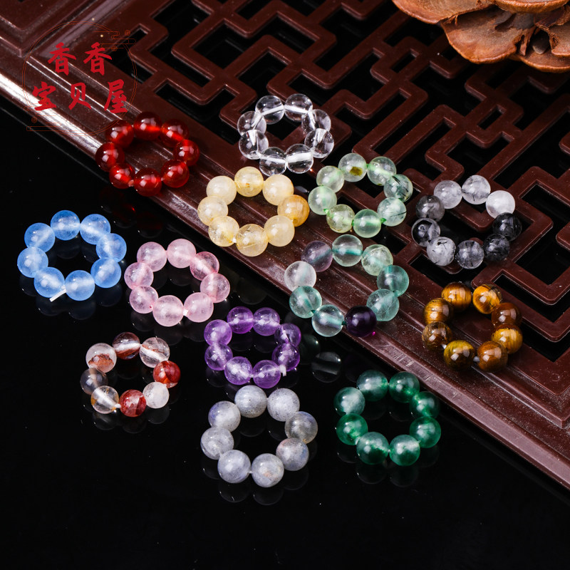 天然水晶玛瑙圆珠跑环 多款式小圆珠手串配饰手工学生diy串珠手链,淘宝优惠券,粉丝福利购,淘宝优惠卷