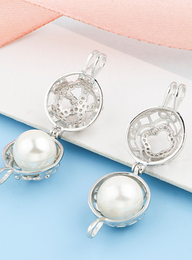 diys925转运蓝珀蜜蜡托珍珠