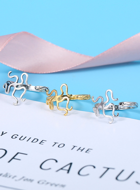 多功能戒指空托纯银复古简易男女