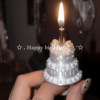 Internet celebrity ins style birthday cake ring candles