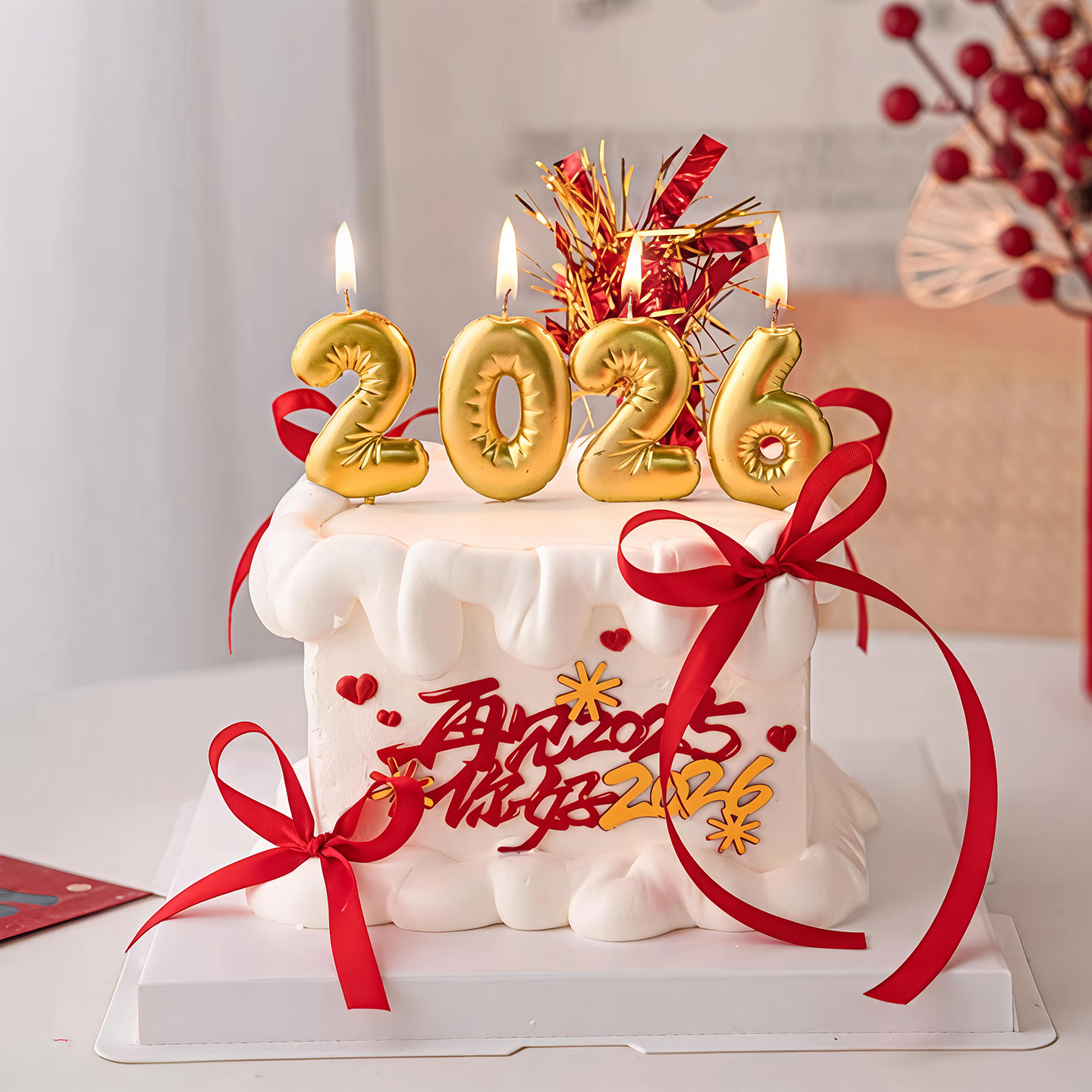 网红2026年马年烘焙蛋糕装饰插件银色数字蜡烛新年春节雪梨纸糖果,淘宝优惠券,粉丝福利购,淘宝优惠卷