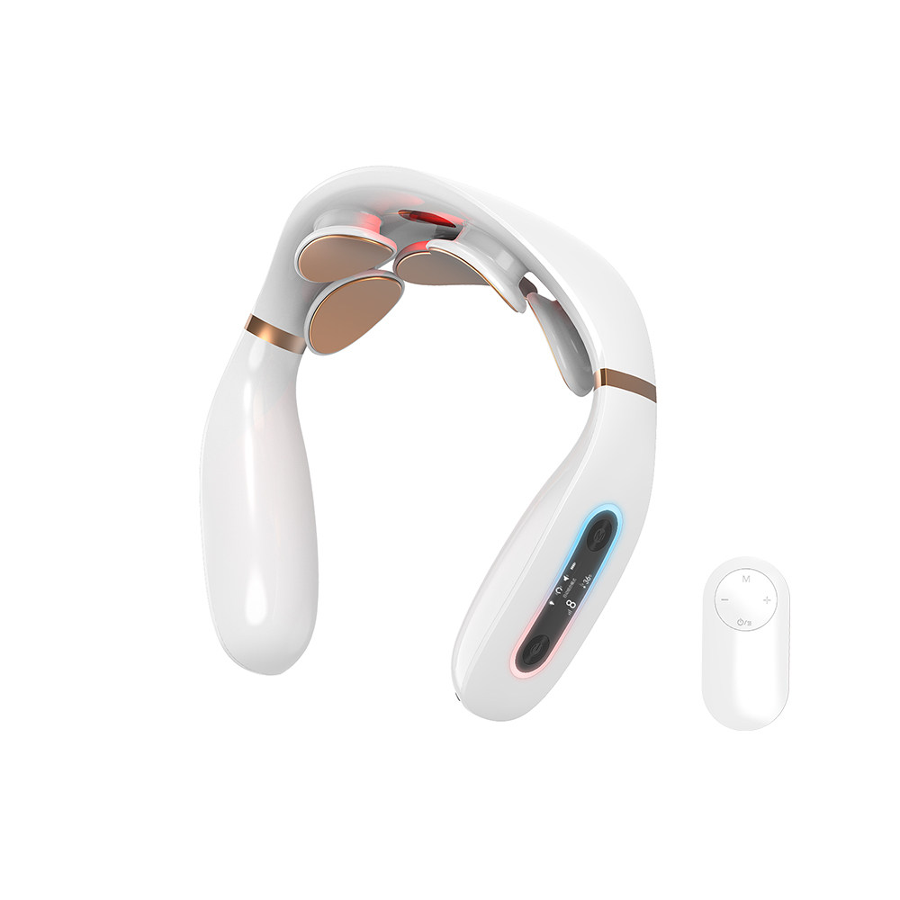 颈椎按摩器颈部肩颈腰部脉冲理疗热敷低头族神器劲椎按摩仪脖子疼,淘宝优惠券,粉丝福利购,淘宝优惠卷