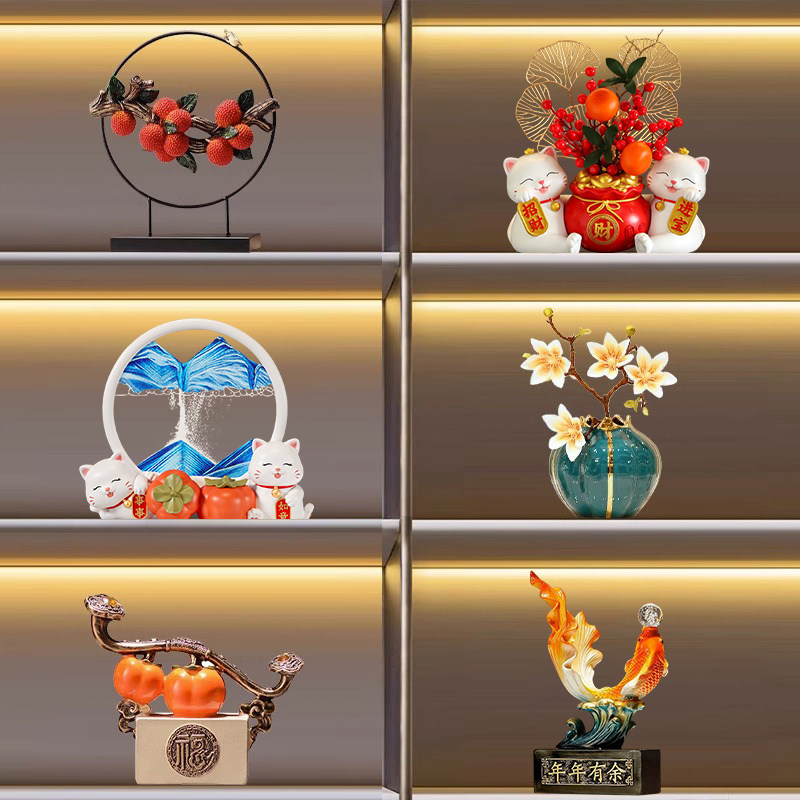 轻奢高档酒柜装饰摆件新房客厅家居电视柜餐边柜玄关乔迁新居礼品,淘宝优惠券,粉丝福利购,淘宝优惠卷