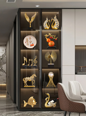 2026现代家居客厅酒柜装饰品摆件