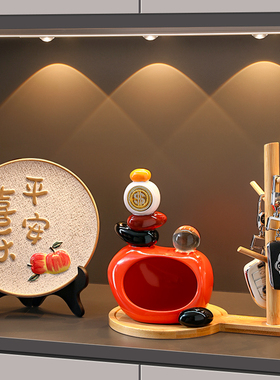 石来运转钥匙收纳摆件乔迁送礼