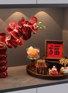 招财猫入户玄关摆件门口招财摆设