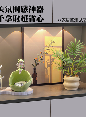 海贝海创意花仙子玄关钥匙收纳