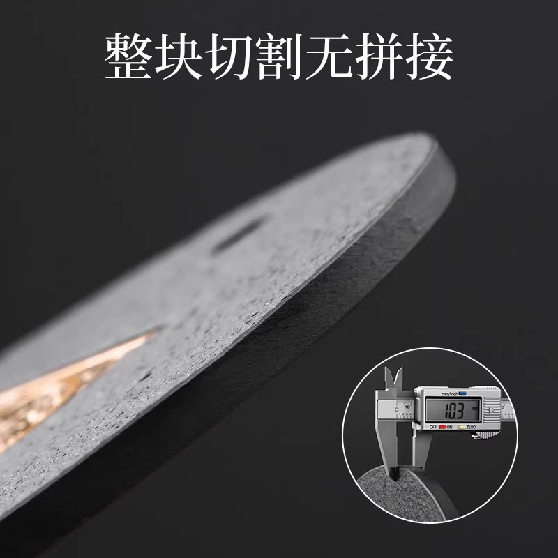 尚言坊陶瓷乌金石茶盘圆家用2024新款茶具托盘石盘小茶台储水小型