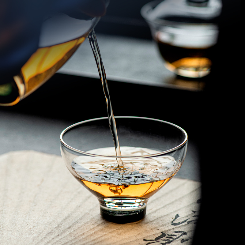 尚言坊严选天久玻璃星辰主人杯单杯茶杯女手工吹制高硼硅茶盏高端