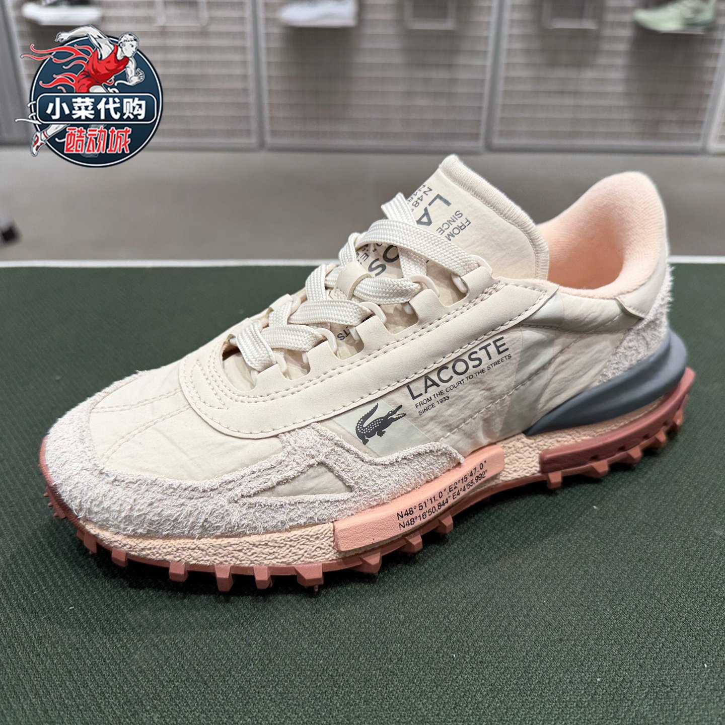 LACOSTE法国鳄鱼女鞋简约舒适时尚轻便百搭运动鞋休闲鞋49SFA0002,淘宝优惠券,粉丝福利购,淘宝优惠卷