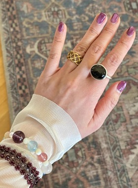 BLEU et ROSE【霓珀】原创设计天然水晶手链高能量多宝彩珠手串