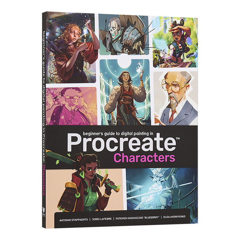 英文原版 Beginner's Guide To Procreate 进口艺术 初学者的Procreate指南 字符：如何在iPad上创建字符 3dtotal 进口书籍