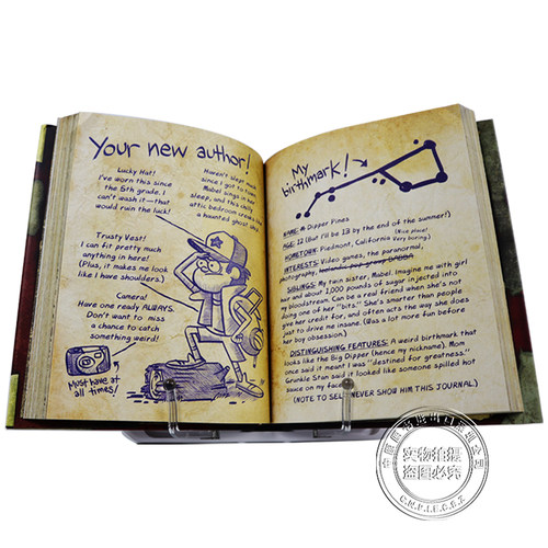 英文原版 Gravity Falls: Journal 3 怪诞小镇日志 迪普日记3 儿童英语冒险故事书青少年课外书 比尔之书The Book of Bill小说 - 图1