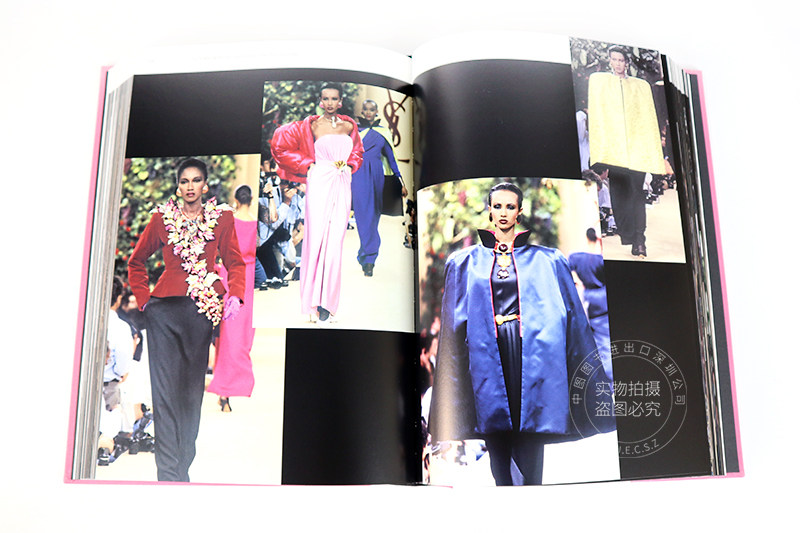 英文原版圣罗兰t台秀时装摄影集 中图深圳图书艺术类原版书