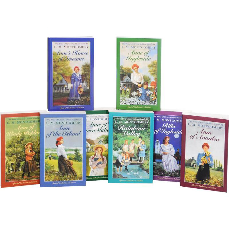 英文原版 绿山墙的安妮系列全集 8本套装蒙哥马利 Anne of Green Gables Complete 8 Book L M Montgomery - 图0