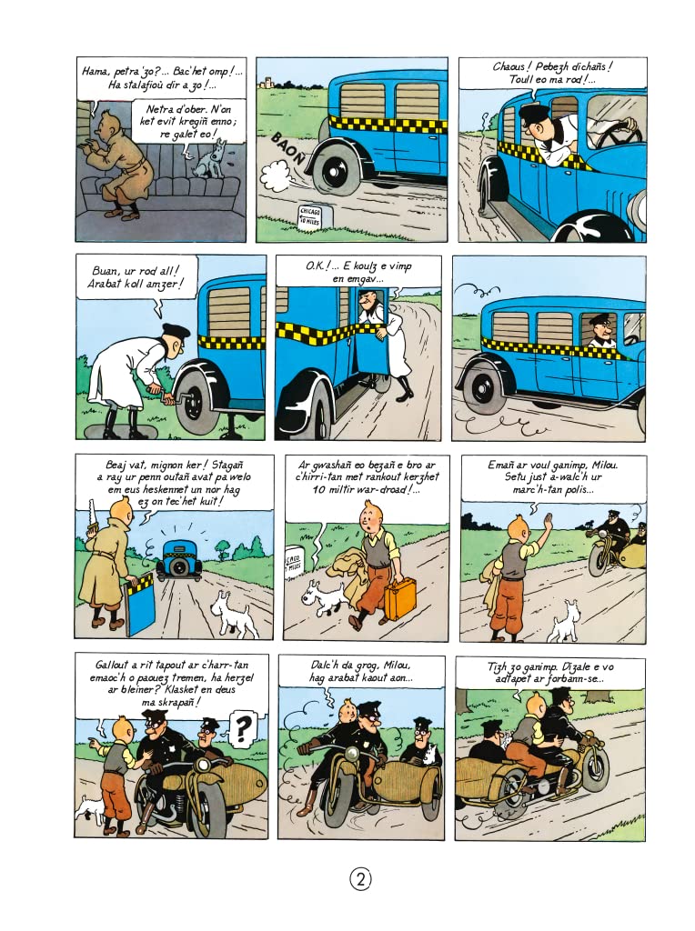 法文原版 丁丁在美洲 Troioù-kaer Tintin, Vol. 3. Tintin en Amerika 进口外文书籍 - 图1