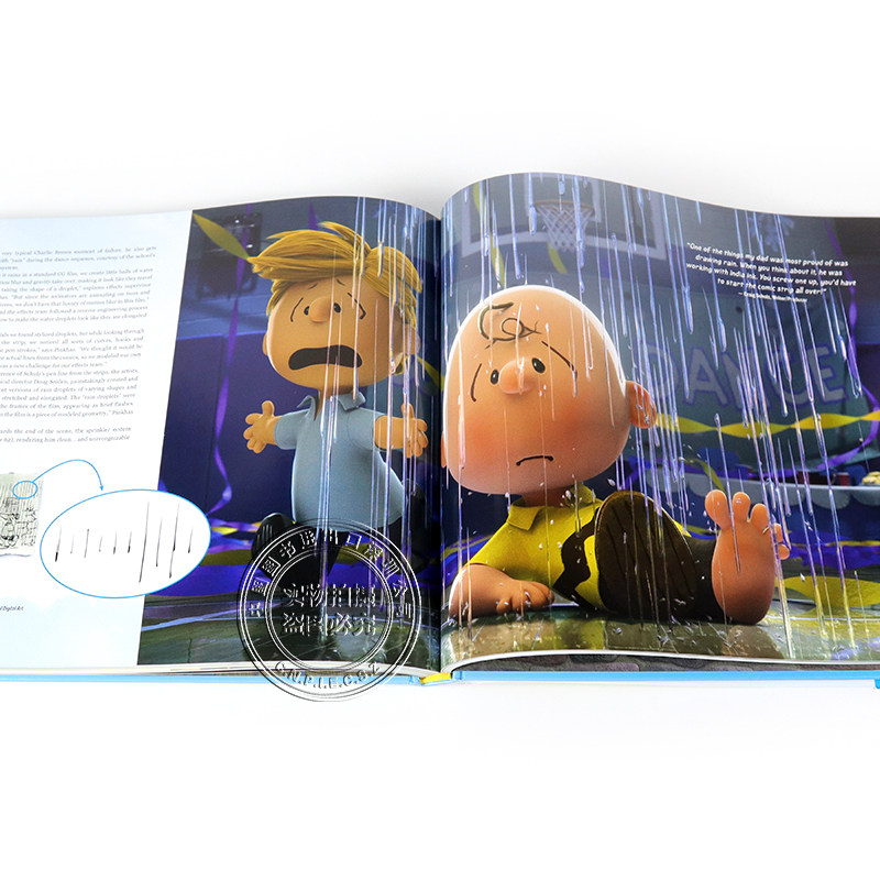 英文原版 史努比 花生动画电影设定艺术集 精装 The Art and Making of The Peanuts Movie 电影制作幕后画册书 经典连环漫画周边