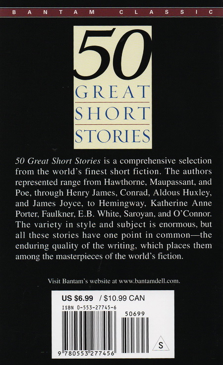 英文原版50篇短篇小说 Fifty Great Short Stories全英文版小说短篇小说精粹50篇进口书籍正版-图3