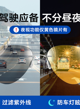 超轻变色开车专用偏光太阳镜