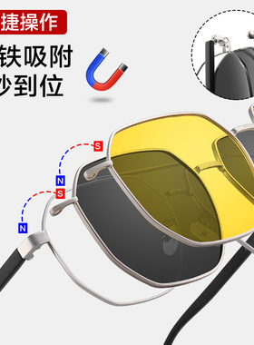 Bertha近视磁吸眼镜男款偏光